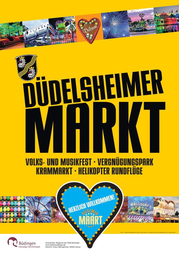 Plakat Düdelsheimer Markt  ohne Datum