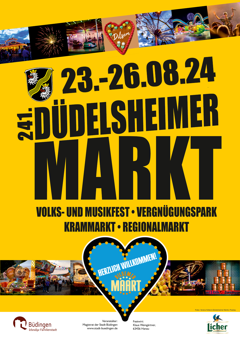 Plakat Düdelsheimer Markt 2023
