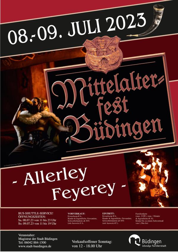 Mittelalterfest 2023 Plakat