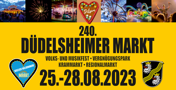 Banner Düdelsheimer Markt 2023