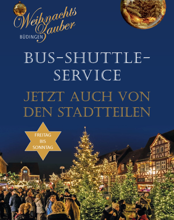Banner Bus-Shuttle Weihnachtsmarkt 2023