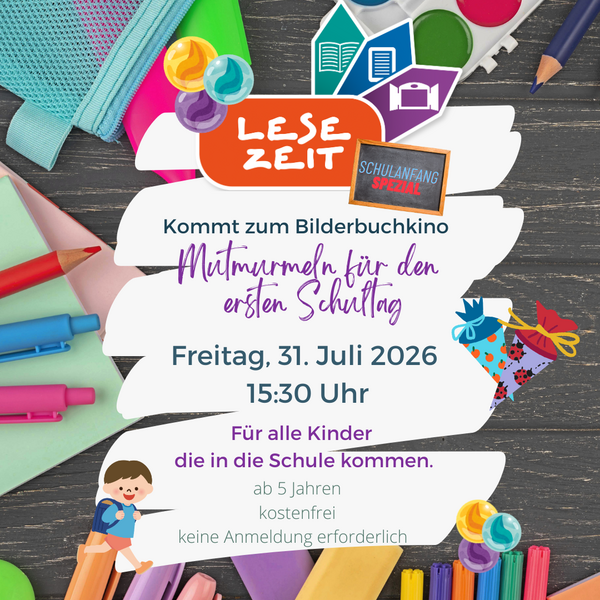 Lesezeit_Schulanfang_B&uuml;cherei