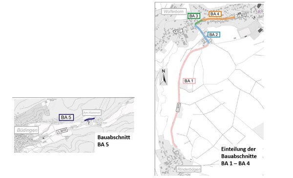 L 3010 Einteilung der Bauabschnitte
