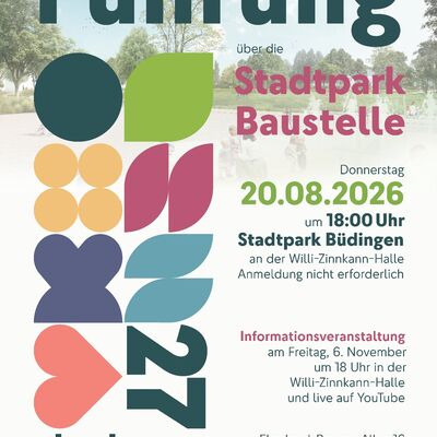 Plakat Baustellenf&uuml;hrung August 2026