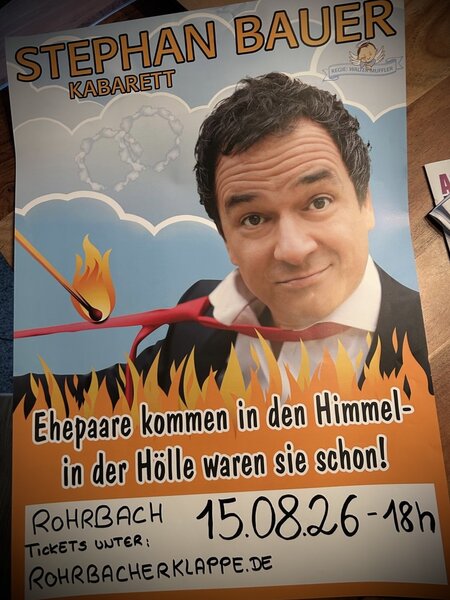 Flyer Rohrbacher Klappe