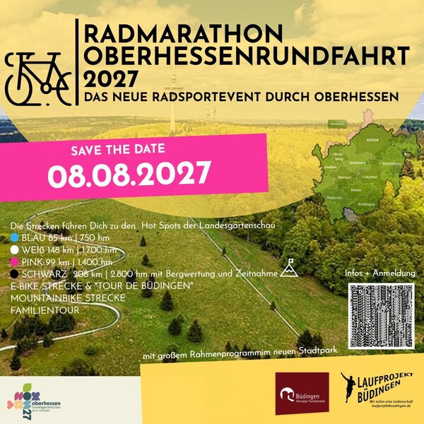 Plakat zur Oberhessenrundfahrt 2027