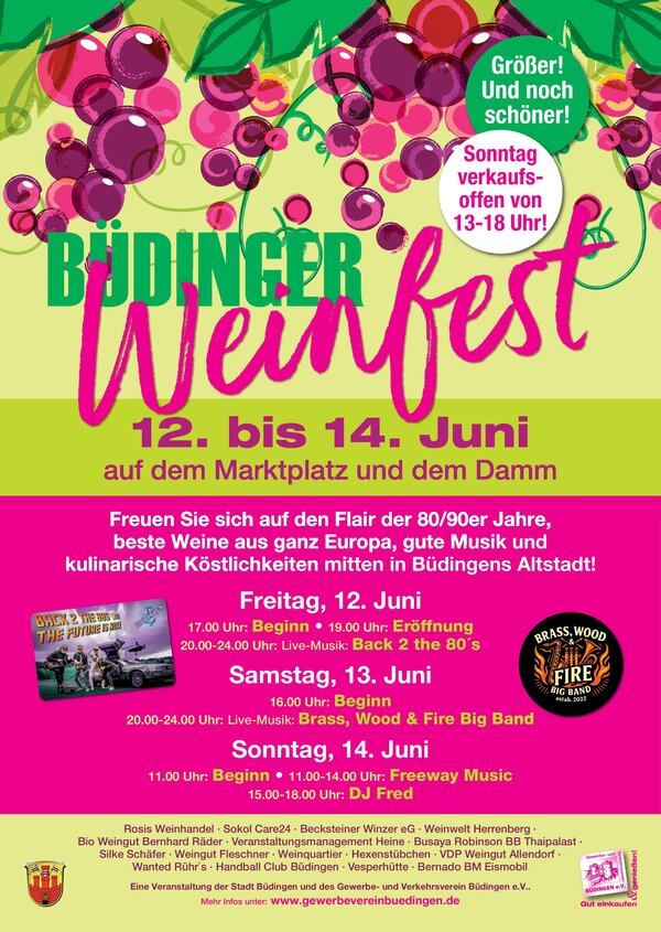 Plakat Weinfest 2026